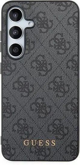 Guess Samsung Galaxy A55 Hoesje Hard Case 4G Gold Logo Zwart afbeelding 2