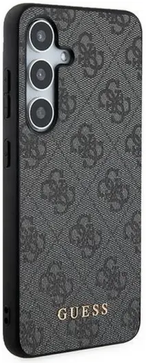 Guess Samsung Galaxy A55 Hoesje Hard Case 4G Gold Logo Zwart afbeelding 3