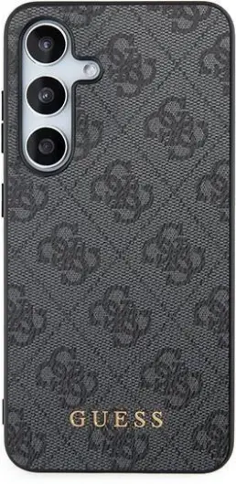 Guess Samsung Galaxy A55 Hoesje Hard Case 4G Gold Logo Zwart afbeelding 2