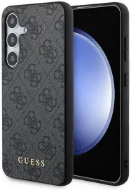 Guess Samsung Galaxy A55 Hoesje Hard Case 4G Gold Logo Zwart
