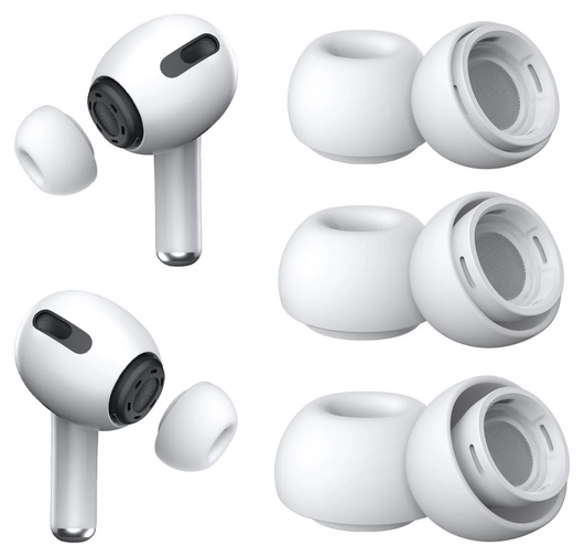 3 Pack AirPods Pro (1e & 2e Generatie) Siliconen Dopjes Tips Extra Small afbeelding 7