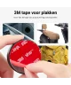 (2 pack) Waterdichte AirTag Hoes met 3M Tape voor Plakken Zwart