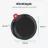 (2 pack) Waterdichte AirTag Hoes met 3M Tape voor Plakken Zwart afbeelding 8
