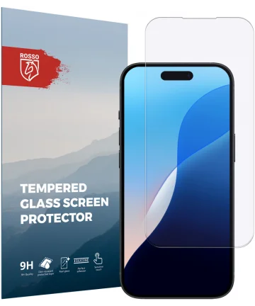 Rosso Apple iPhone 16 9H Tempered Glass Screen Protector Screen Protectors