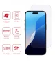 Rosso Apple iPhone 16 9H Tempered Glass Screen Protector