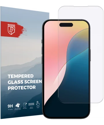 Rosso Apple iPhone 16 Plus 9H Tempered Glass Screen Protector Screen Protectors