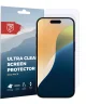 Rosso iPhone 16 Pro Max Screen Protector Case Friendly Folie Duo Pack