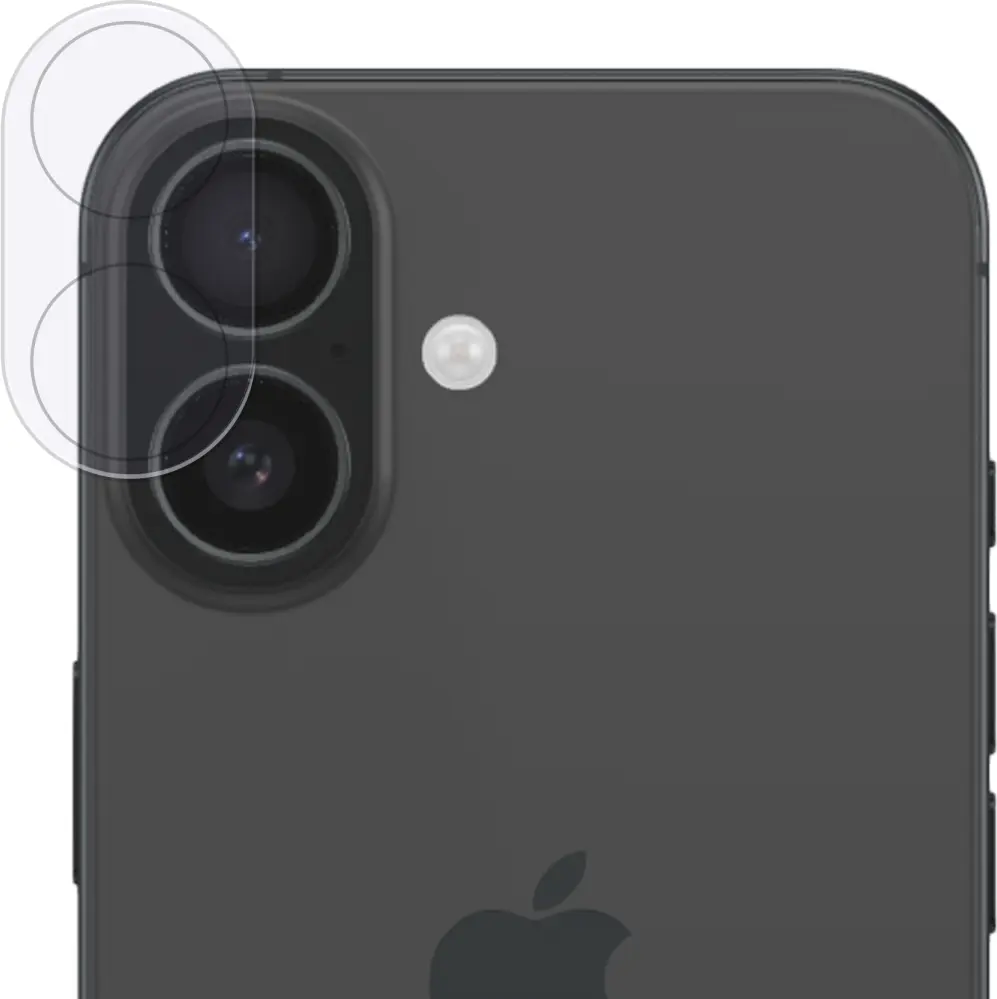 Rosso Apple iPhone 16 / 16 Plus Camera Lens Protector Transparant afbeelding 1