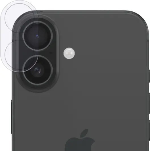 Rosso Apple iPhone 16 / 16 Plus Camera Lens Protector Transparant afbeelding 1