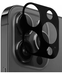 Rosso Apple iPhone 16 Pro / 16 Pro Max Camera Lens Protector Zwart