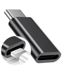 Lightning naar USB - C Adapter Zwart