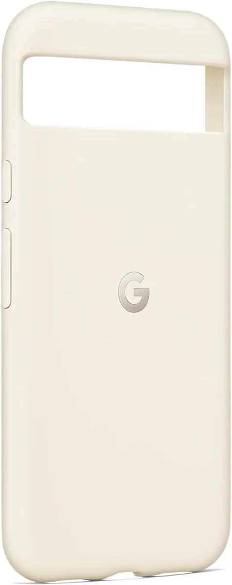Origineel Google Pixel 8a Hoesje Duurzame Back Cover Beige afbeelding 2