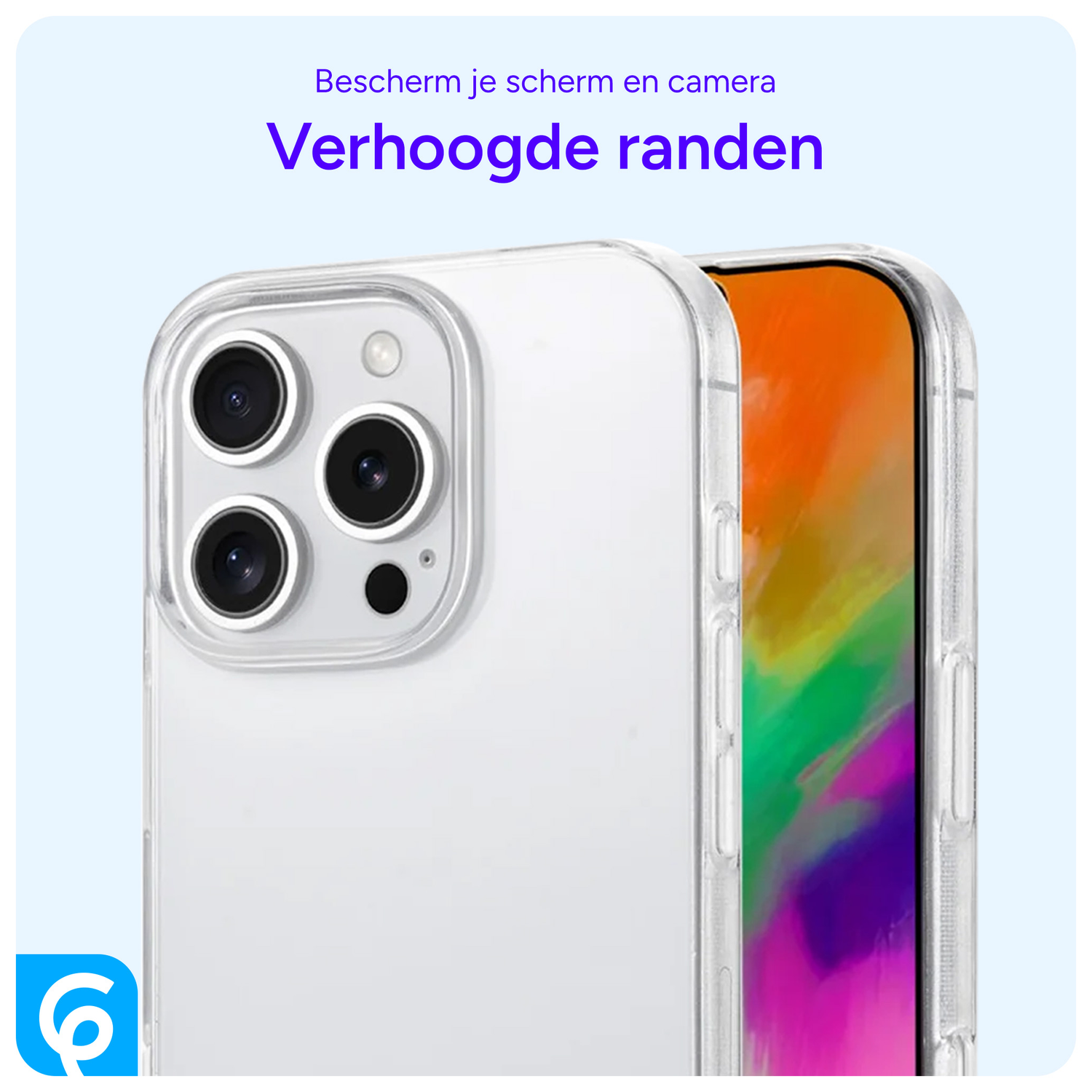 Apple iPhone 16 Pro Hoesje Dun TPU Back Cover Transparant afbeelding 4