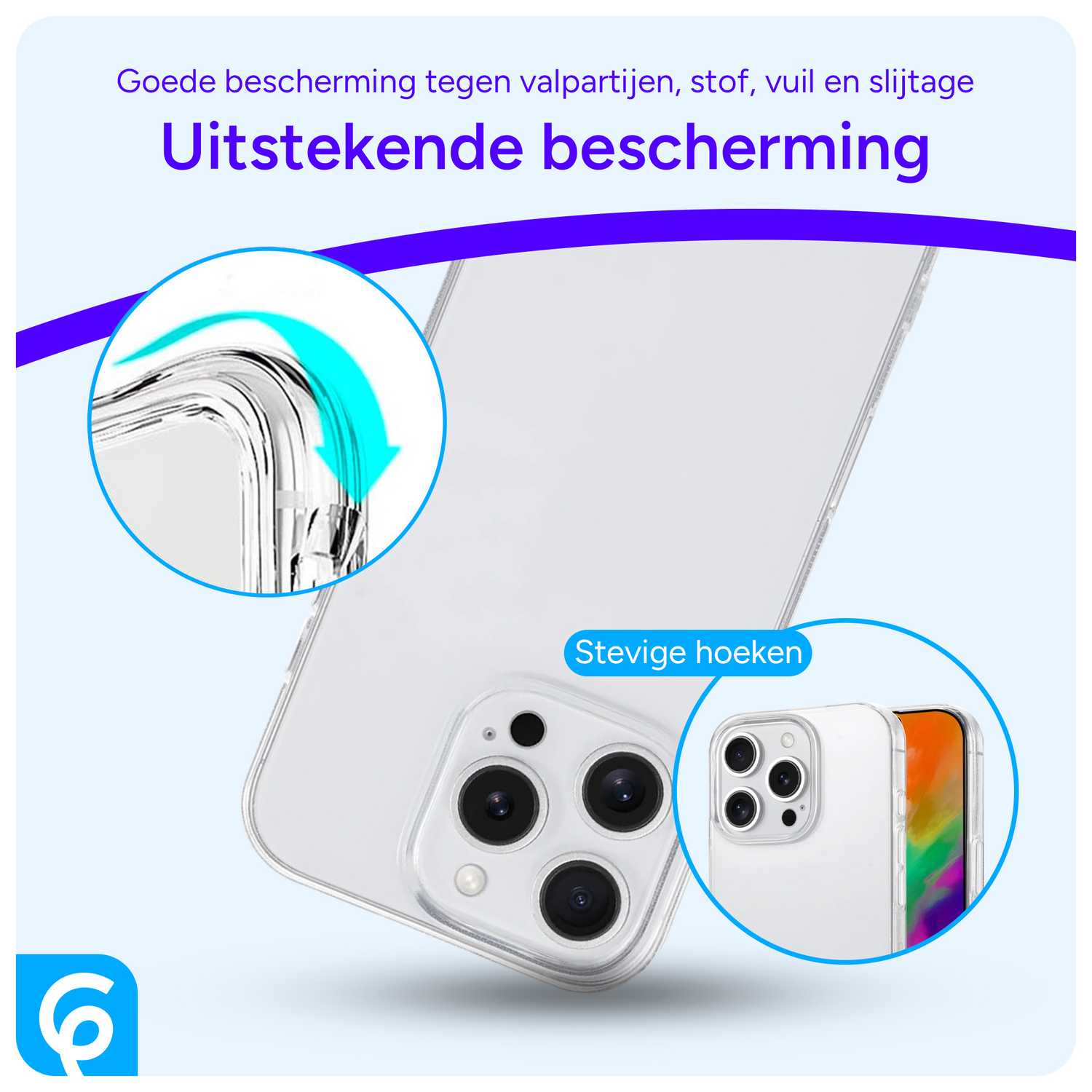 Apple iPhone 16 Pro Hoesje Dun TPU Back Cover Transparant afbeelding 2