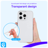 Apple iPhone 16 Pro Hoesje Dun TPU Back Cover Transparant afbeelding 5