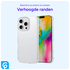 Apple iPhone 16 Pro Max Hoesje Dun TPU Back Cover Transparant afbeelding 3