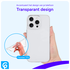 Apple iPhone 16 Pro Max Hoesje Dun TPU Back Cover Transparant afbeelding 4