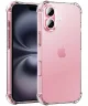 Apple iPhone 16 Plus Hoesje Schokbestendig en Dun TPU Back Cover Transparant