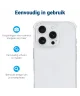 Apple iPhone 16 Pro Hoesje Schokbestendig en Dun TPU Back Cover Transparant