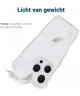 Apple iPhone 16 Pro Hoesje Schokbestendig en Dun TPU Back Cover Transparant