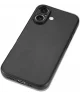 Apple iPhone 16 Hoesje Dun TPU Back Cover Matte Zwart