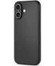 Apple iPhone 16 Hoesje Dun TPU Back Cover Matte Zwart