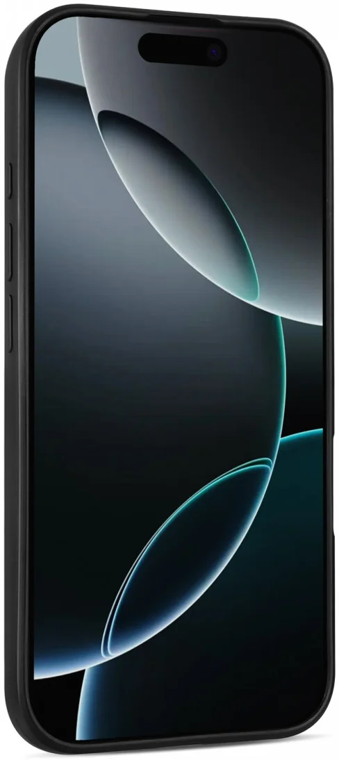 Apple iPhone 16 Pro Hoesje Dun TPU Back Cover Matte Zwart afbeelding 4