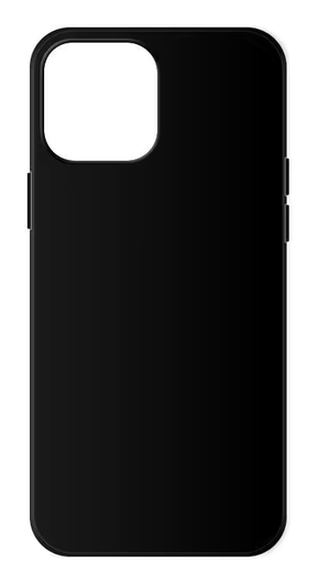Apple iPhone 16 Pro Hoesje Dun TPU Back Cover Matte Zwart afbeelding 2