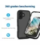 Apple iPhone 16 Hoesje Full Protect 360° Cover Hybride Zwart