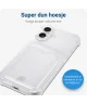 Apple iPhone 16 Hoesje Dun TPU met Pasjeshouder Back Cover Transparant