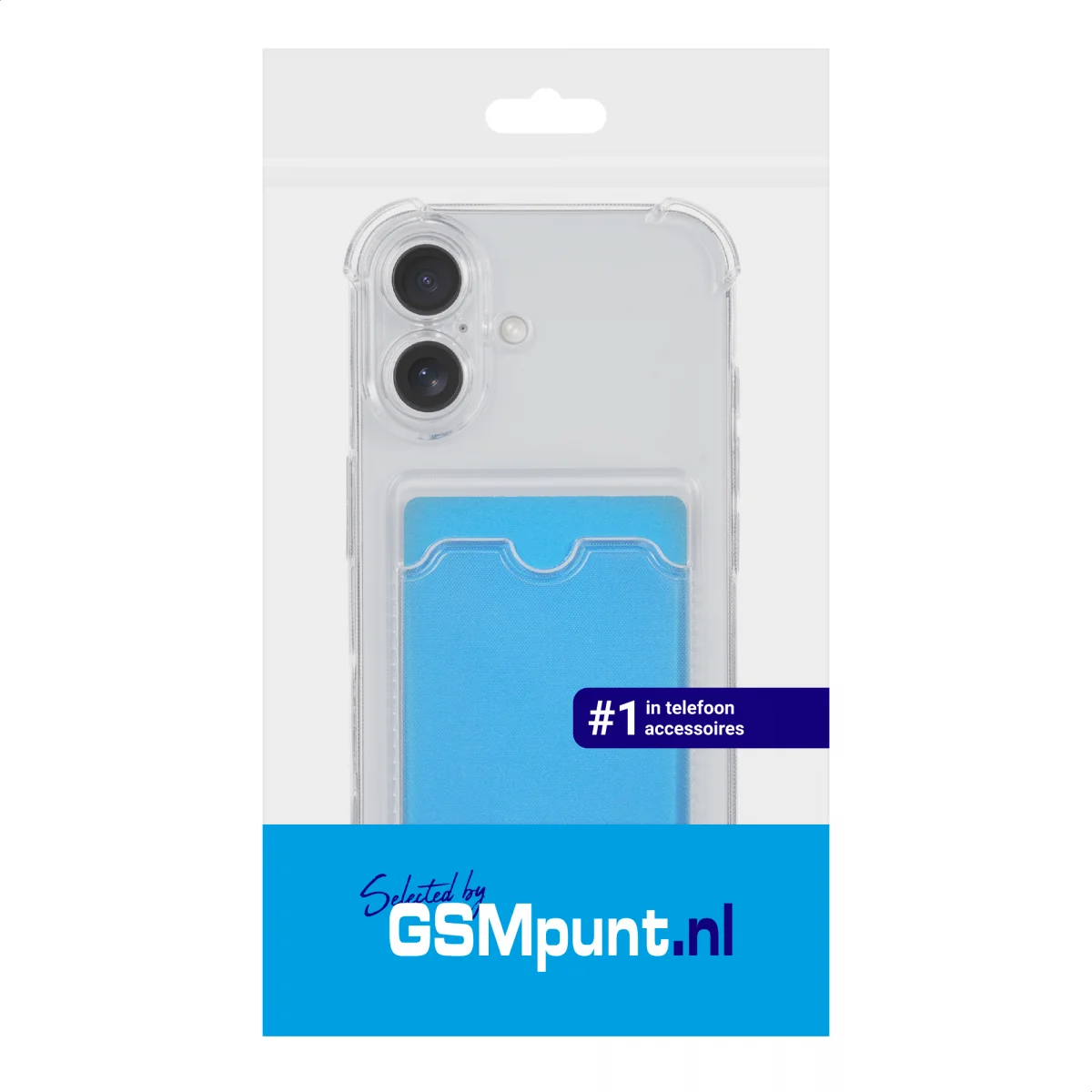 Apple iPhone 16 Hoesje Dun TPU met Pasjeshouder Back Cover Transparant afbeelding 11