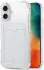 Apple iPhone 16 Plus Hoesje Dun TPU met Pasjeshouder Back Cover Transparant afbeelding 1