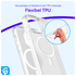 Apple iPhone 16 Pro Max Hoesje met MagSafe Dun TPU Back Cover Transparant afbeelding 6