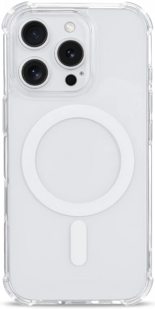 Apple iPhone 16 Pro MagSafe Hoesje Schokbestendig en Dun TPU Transparant afbeelding 14