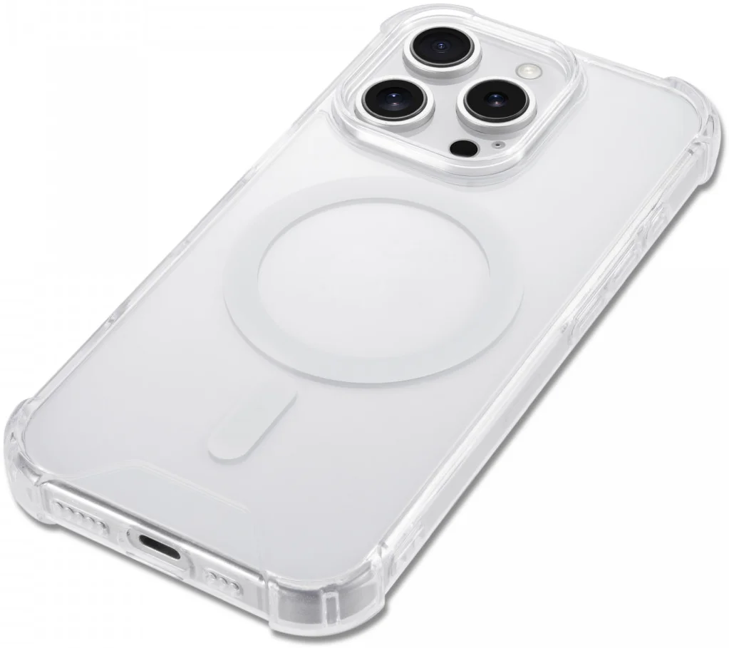 Apple iPhone 16 Pro MagSafe Hoesje Schokbestendig en Dun TPU Transparant afbeelding 16