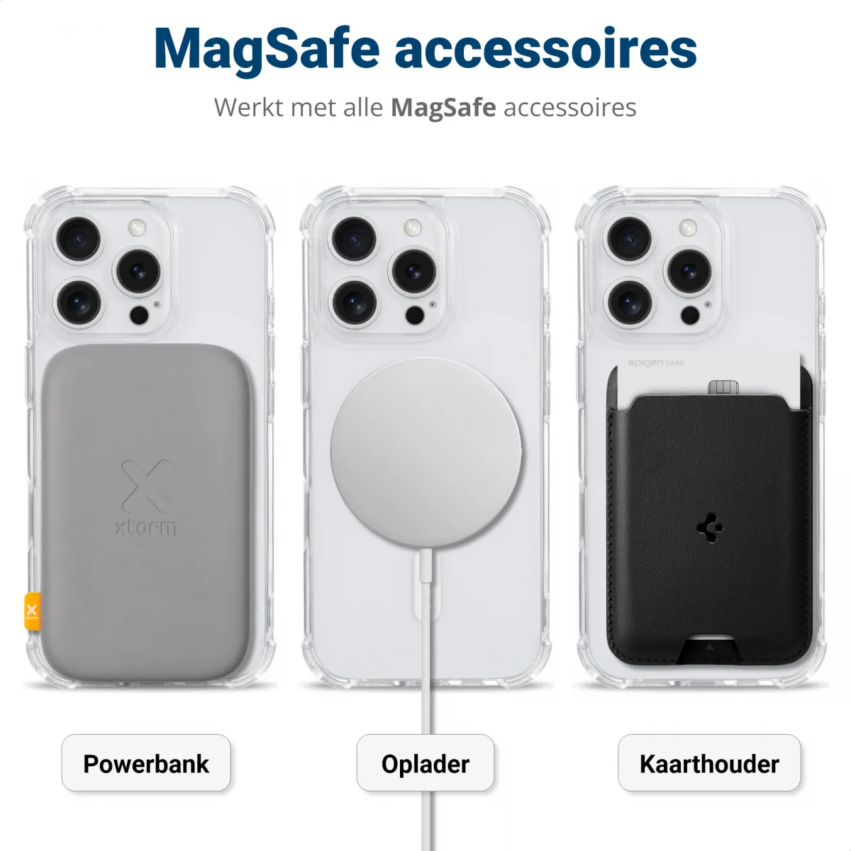 Apple iPhone 16 Pro MagSafe Hoesje Schokbestendig en Dun TPU Transparant afbeelding 5