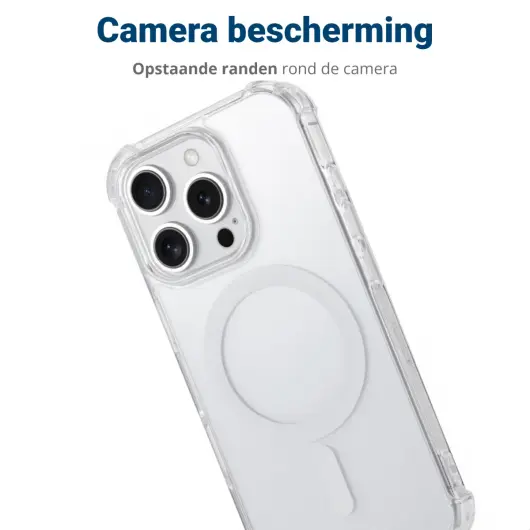 Apple iPhone 16 Pro MagSafe Hoesje Schokbestendig en Dun TPU Transparant afbeelding 11