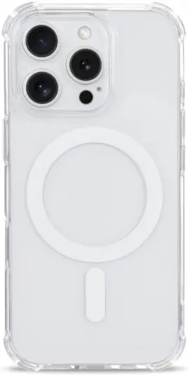Apple iPhone 16 Pro MagSafe Hoesje Schokbestendig en Dun TPU Transparant afbeelding 14