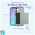 Apple iPhone 16 Hoesje met Slider Kaarthouder Back Cover Groen afbeelding 2