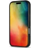 Apple iPhone 16 Plus Hoesje met Slider Kaarthouder Back Cover Zwart