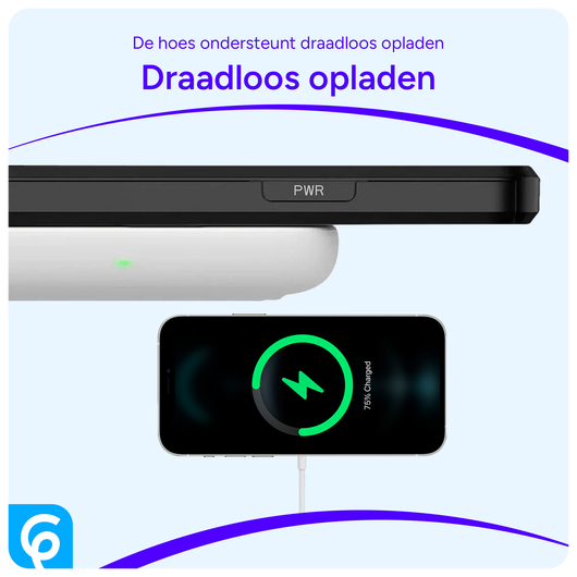 Apple iPhone 16 Pro Hoesje met Slider Kaarthouder Back Cover Zwart afbeelding 3