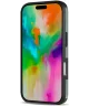 Apple iPhone 16 Pro Hoesje met Slider Kaarthouder Back Cover Groen