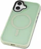 Apple iPhone 16 Hoesje met MagSafe Back Cover Matte Licht Groen