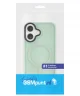 Apple iPhone 16 Hoesje met MagSafe Back Cover Matte Licht Groen