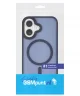 Apple iPhone 16 Hoesje met MagSafe Back Cover Matte Donkerblauw