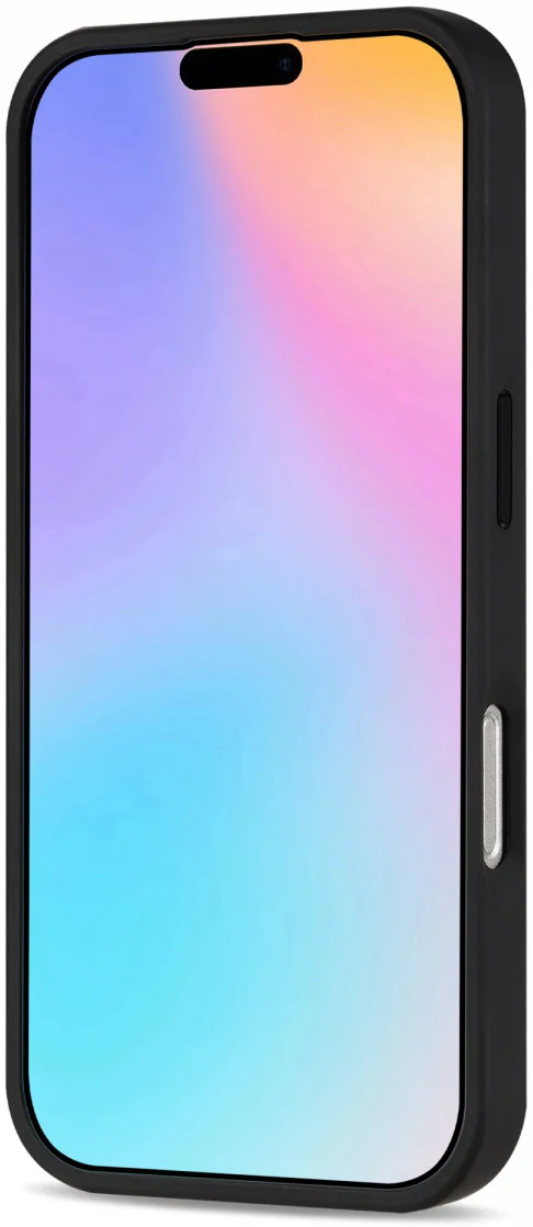 Apple iPhone 16 Hoesje met MagSafe Back Cover Matte Zwart afbeelding 9