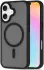 Apple iPhone 16 Hoesje met MagSafe Back Cover Matte Zwart afbeelding 7