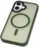 Apple iPhone 16 Plus Hoesje met MagSafe Back Cover Matte Groen