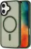 Apple iPhone 16 Plus Hoesje met MagSafe Back Cover Matte Groen afbeelding 6