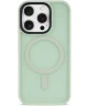 Apple iPhone 16 Pro Hoesje met MagSafe Back Cover Matte Groen